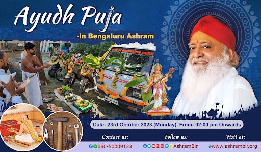 Image for Ayudha Pooja-2023 organized at Bengaluru Ashram.