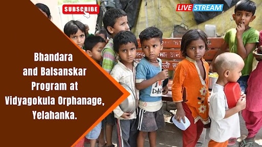 Image for Bhandara at Vidyagokula Seva Orphanage, Yehlanka.