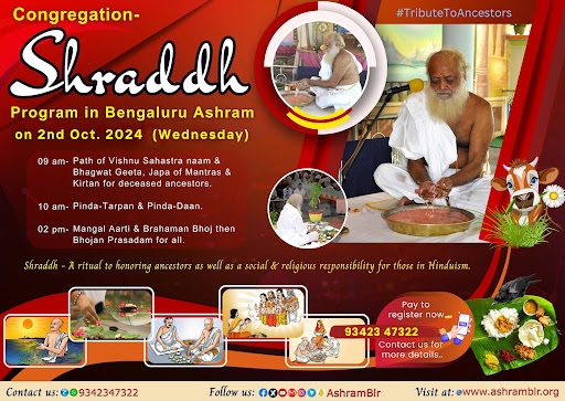 Image for Shraddh-2024 organized by Bengaluru Ashram.