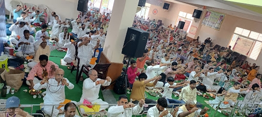 Image for Ashram Bengaluru organized the Mala Pujan-2024 program.