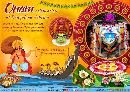 Harvest festival of Kerala- Onam- 2024 celebrated at Bengaluru Ashram.