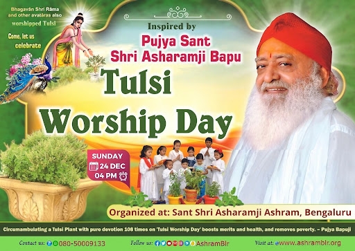 Tulsi Pujan- 2023 at Bangalore Ashram.