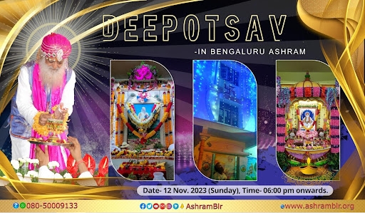 Image for Deepotsav at Bengaluru Ashram.