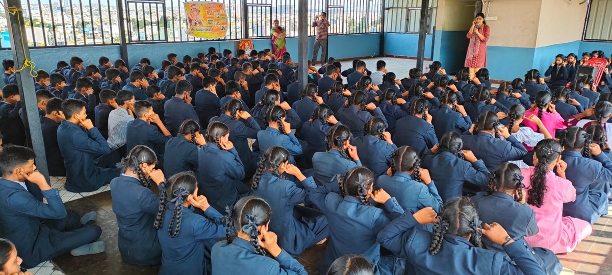 Balsanskar Classes at Shubodhini English High School, ITI Layout.