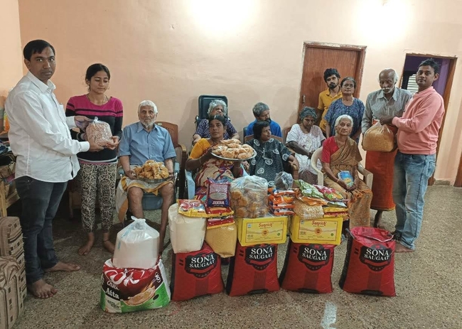 Image for Diwali Bhandara at Raghvendra Seva Ashram, Malur.