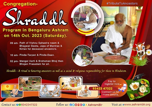 Image for Shraddh-2023 at Bengaluru Ashram.