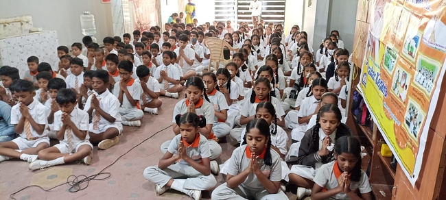 Image for Bal Sanskar Kendra conducted in Kudlu Pragathi Vidya Mandir on Oct 22, 2022