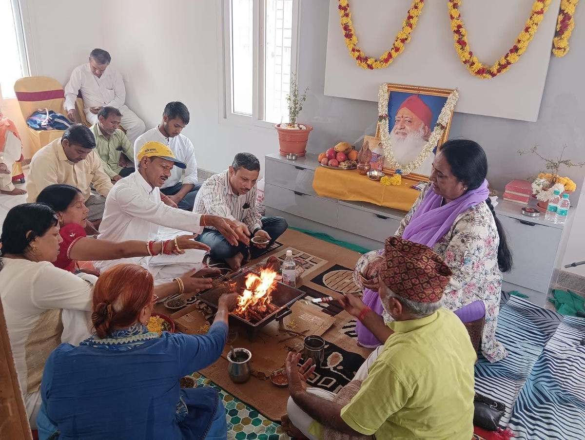 Shri Asharamayan Paath & Havan at Sarjapur Road, Bengaluru.