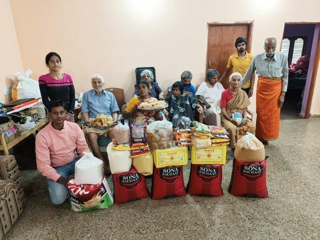 Image for Diwali Bhandara at Shri Raghvendra Seva Ashram, Malur.