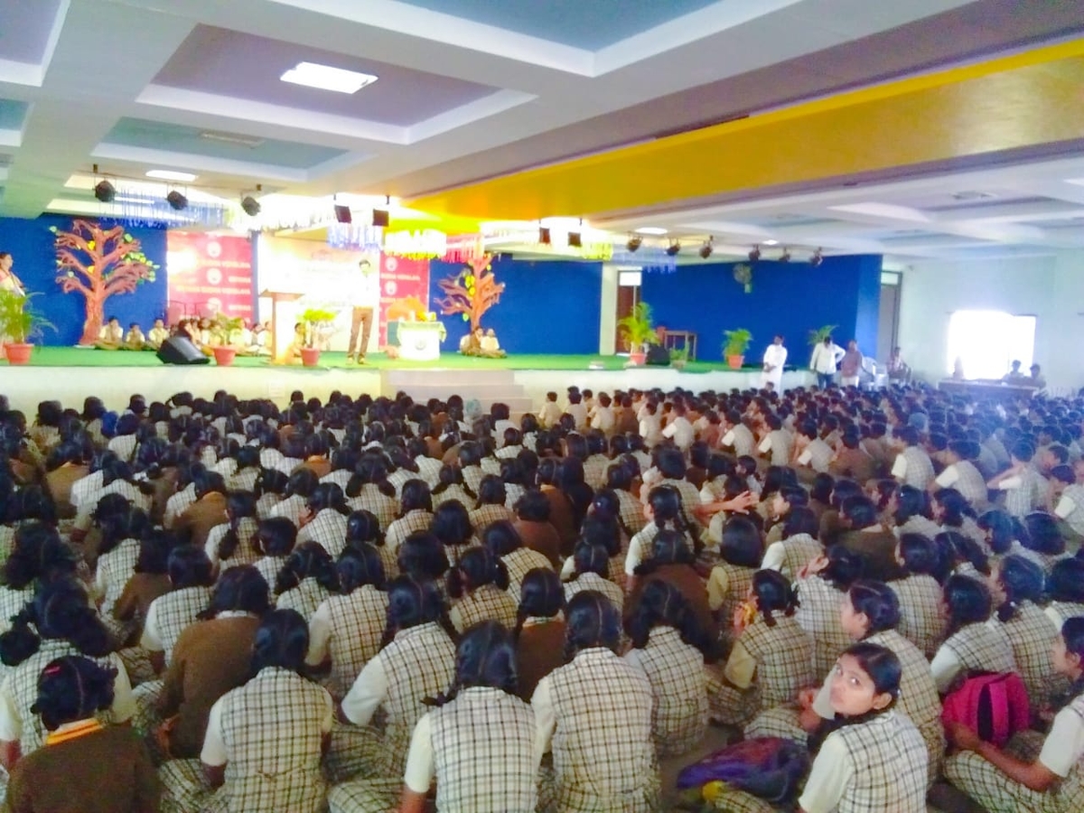 Tulsi Pujan at Gyan Sudha Vidyalaya, Bidar