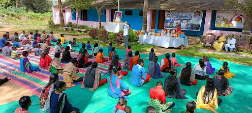 Image for Bhandara and Balsankar program at Vidyapeeth Gurukul, Kengeri.