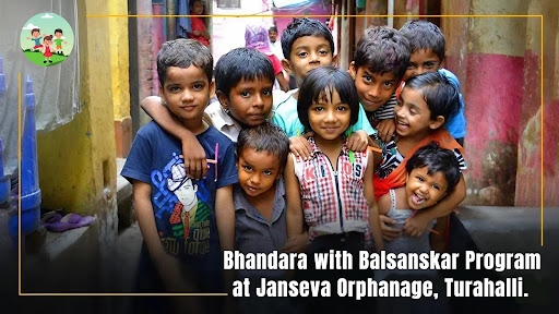 Bhandara at Jan Seva Orphanage, Turahalli