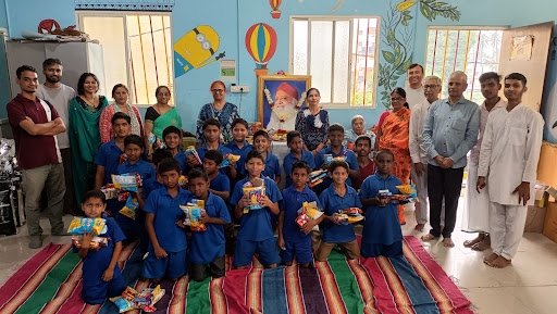 Diwali Bhandara Program at Jan Seva Orphanage, Turahalli.