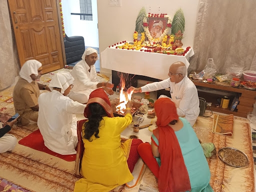 Image for Path and Havan at Haralur Road, Ambalipura, Bengaluru. 