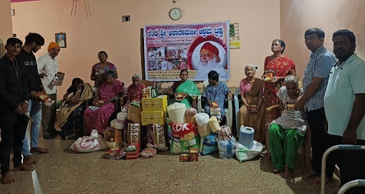 Bhandara at Sri Raghvendra Seva Ashram, Malur