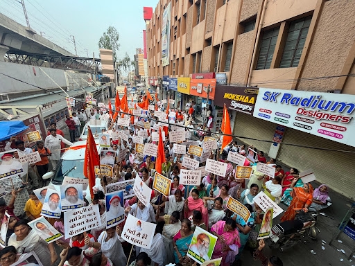 Women's of Hyderabad demand fair proceedings in Asharamji Bapu Case. 